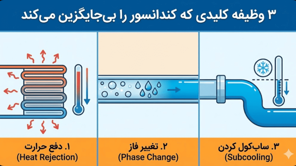 وظیفه کلیدی که کندانسور را بیجایگزین میکند